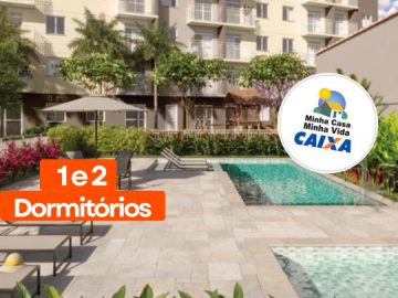 1 e 2 dormitrios com varanda